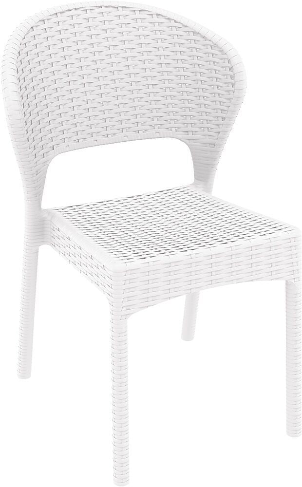 Compamia Daytona Wickerlook Square Dining Set 5 Piece with Side Chairs