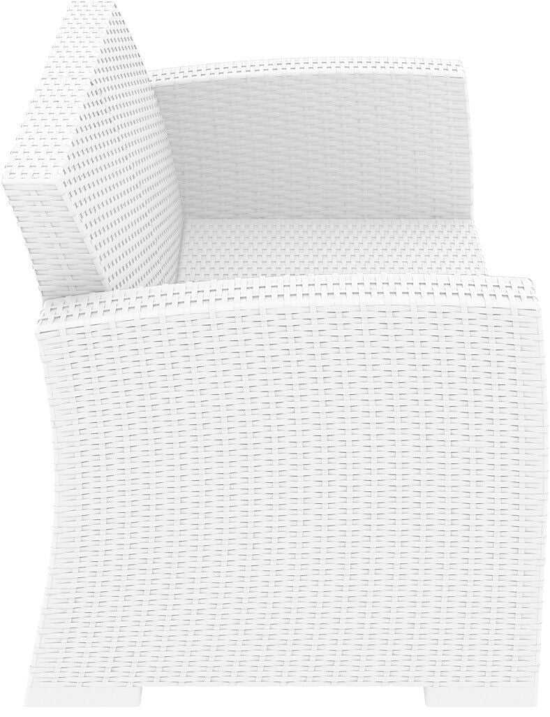 Compamia Monaco Resin Patio Loveseat with Cushion