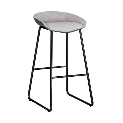 Sunpan Skylar Barstool - Polo Club Stone / Dillon Thunder