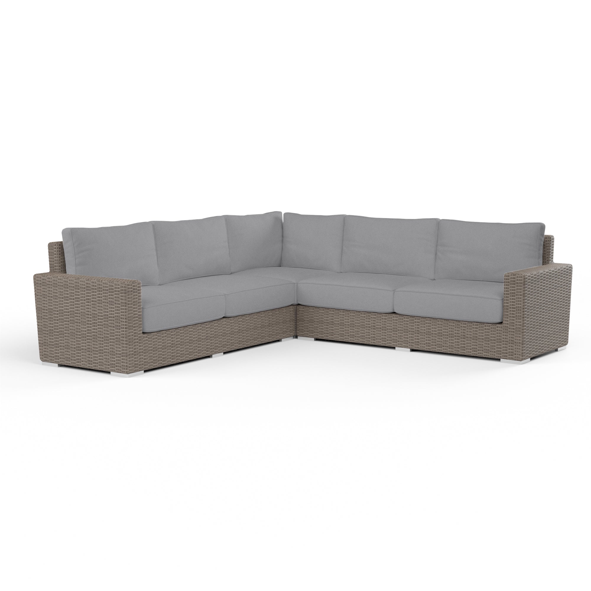 Sunset West Coronado Wicker Sectional With Cushions