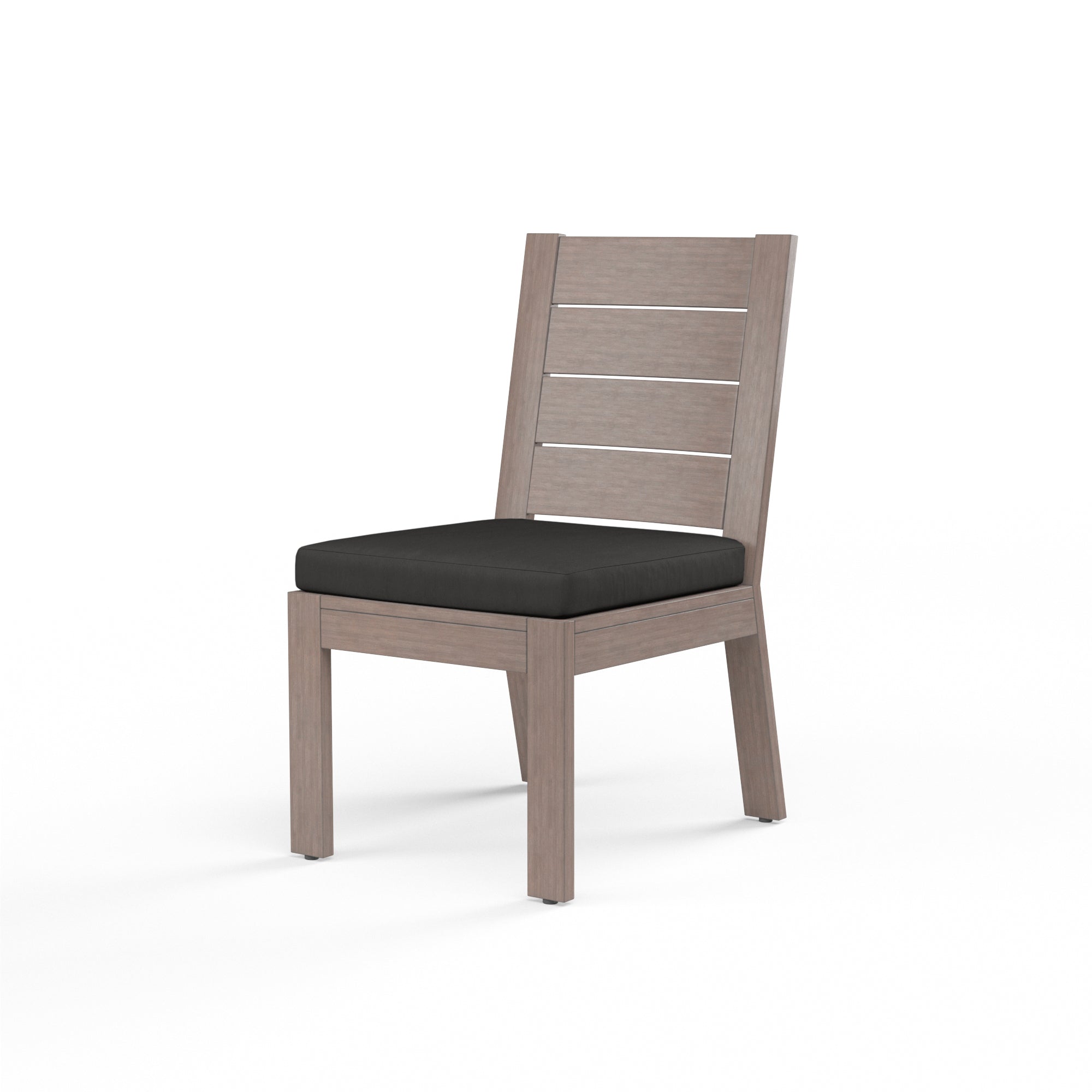 Sunset West Aluminum Laguna Armless Dining Chair with Cushion