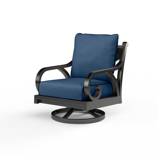 Sunset West Monterey Aluminum Swivel Rocker with Cushion