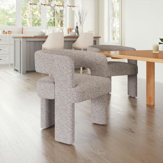 Zuo Modern Java Accent Chair in Sandy Beige