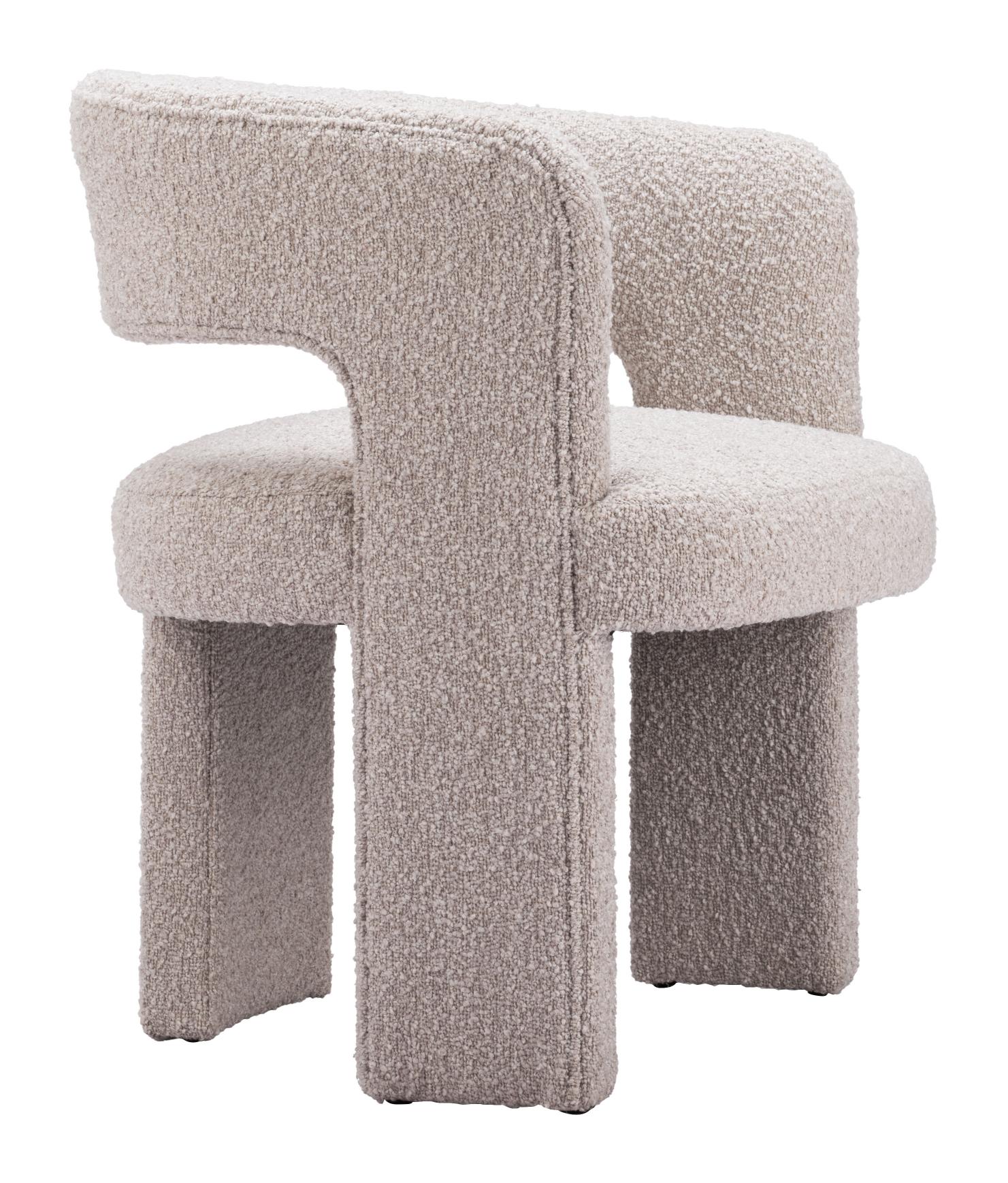 Zuo Modern Java Accent Chair in Sandy Beige