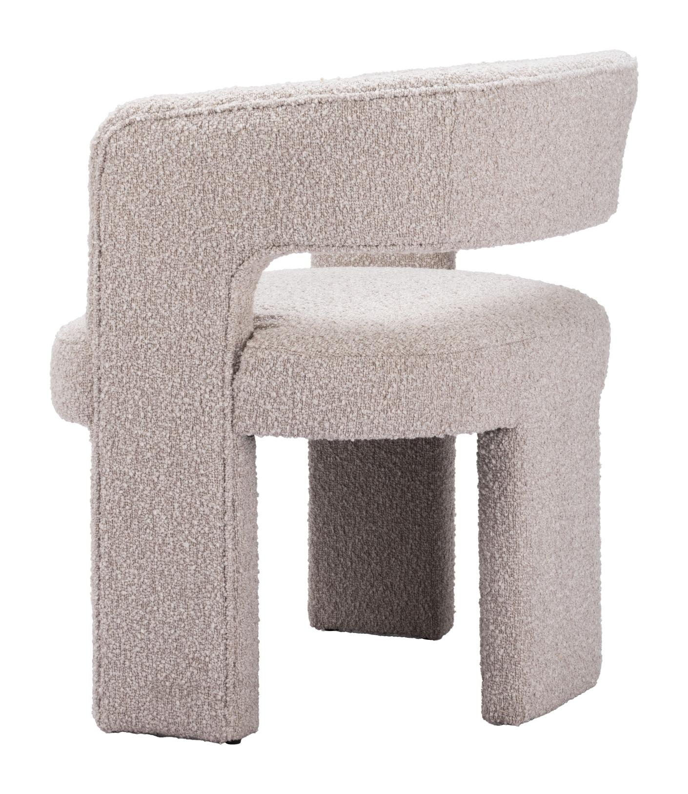 Zuo Modern Java Accent Chair in Sandy Beige