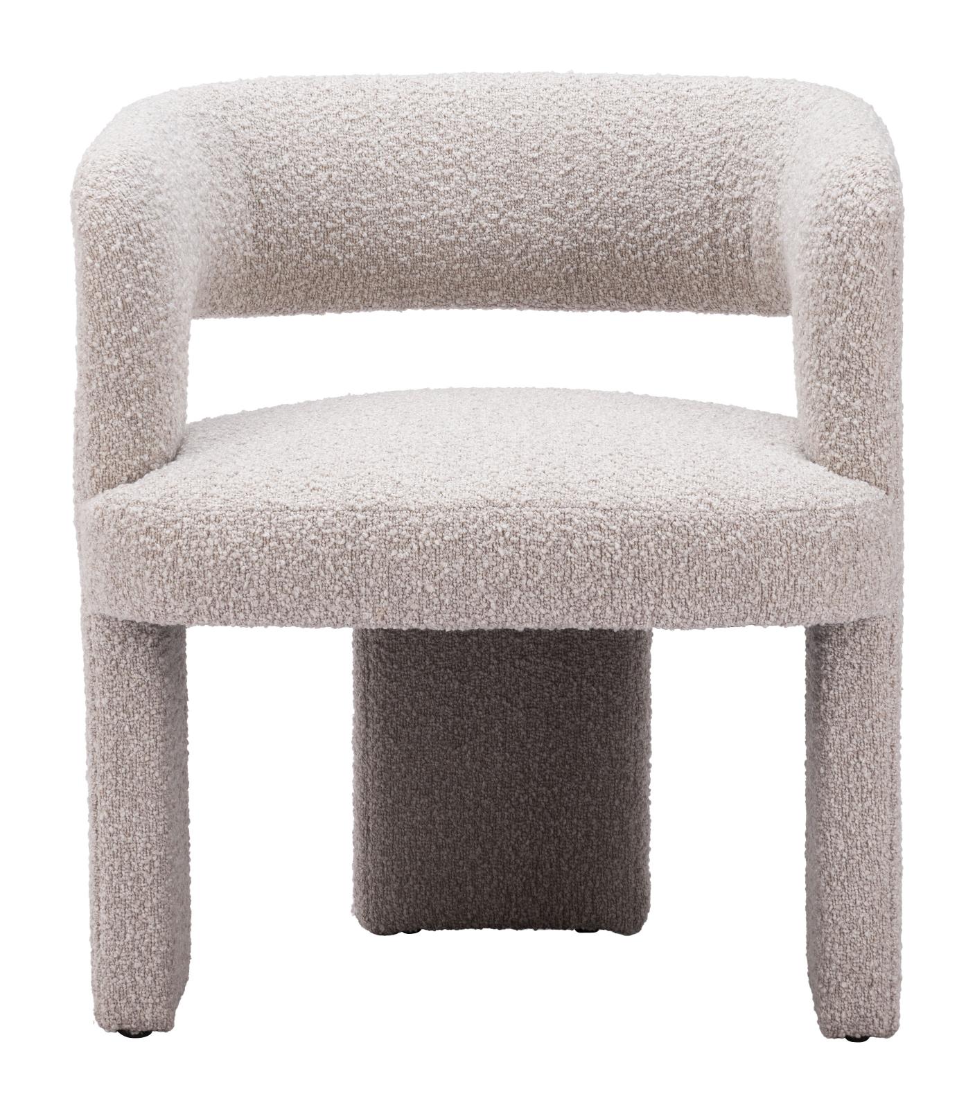 Zuo Modern Java Accent Chair in Sandy Beige