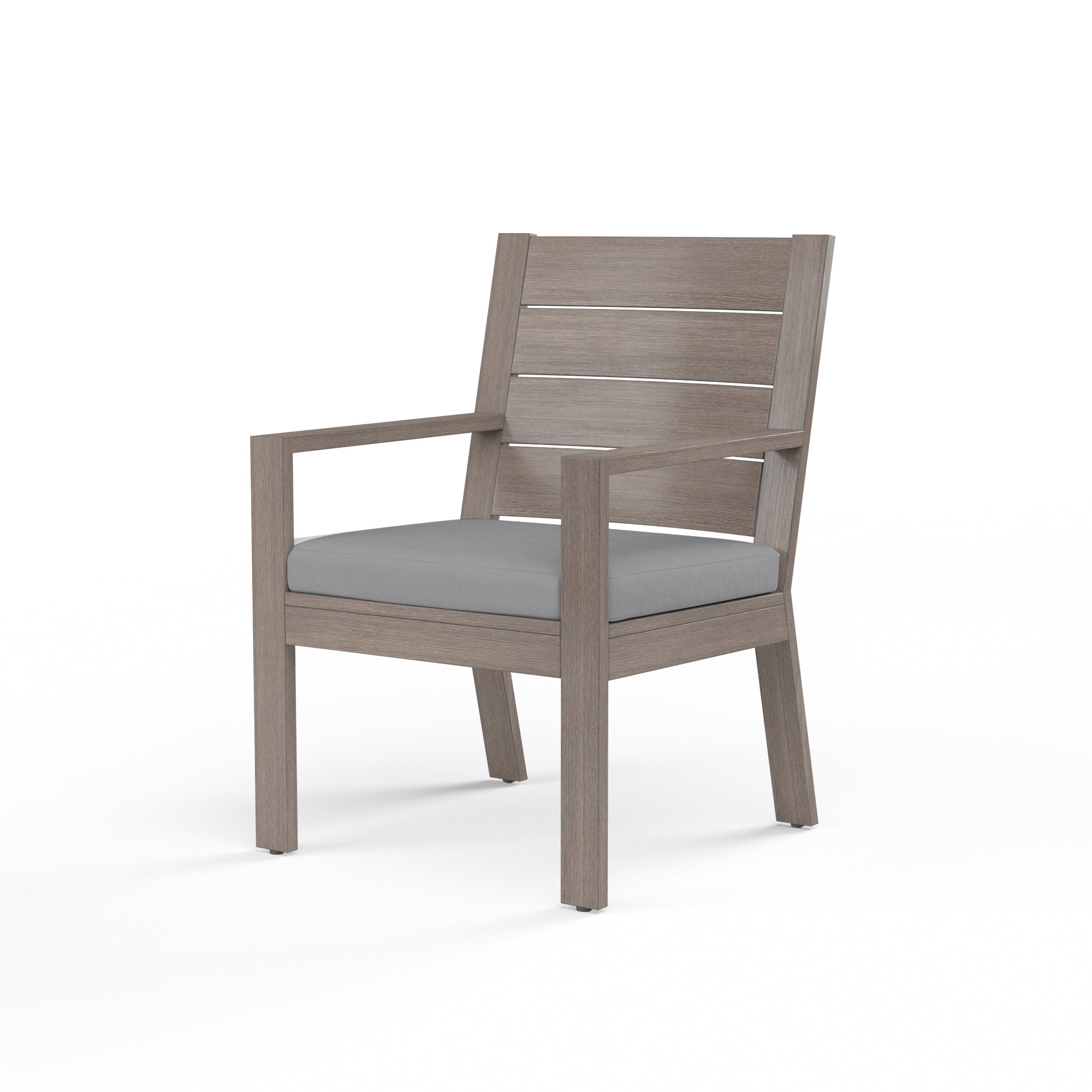 Sunset West Aluminum Laguna Dining Chair with Cushion