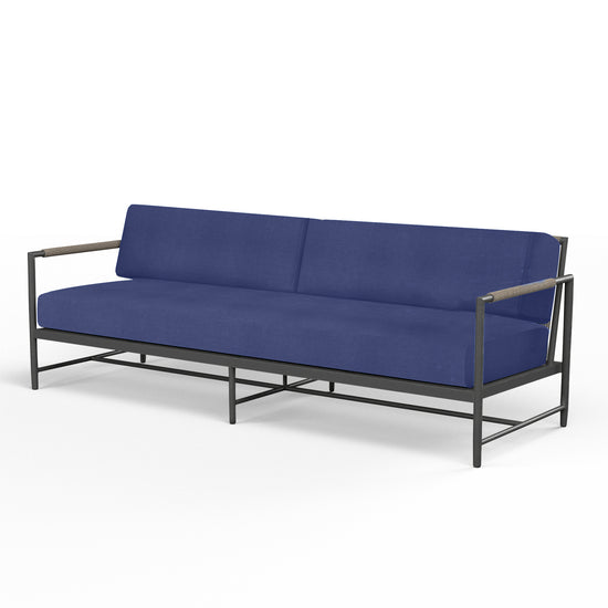 Sunset West Pietra Sofa With Echo Ash Cushion