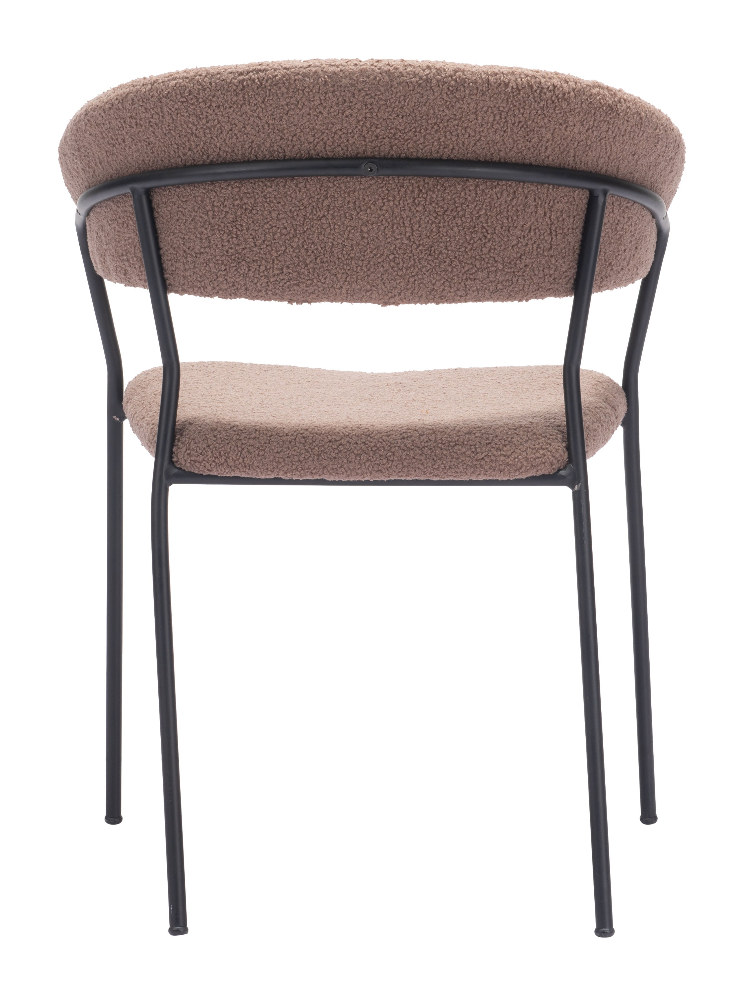 Zuo Modern Josephine Dining Chair in Cream/Brown