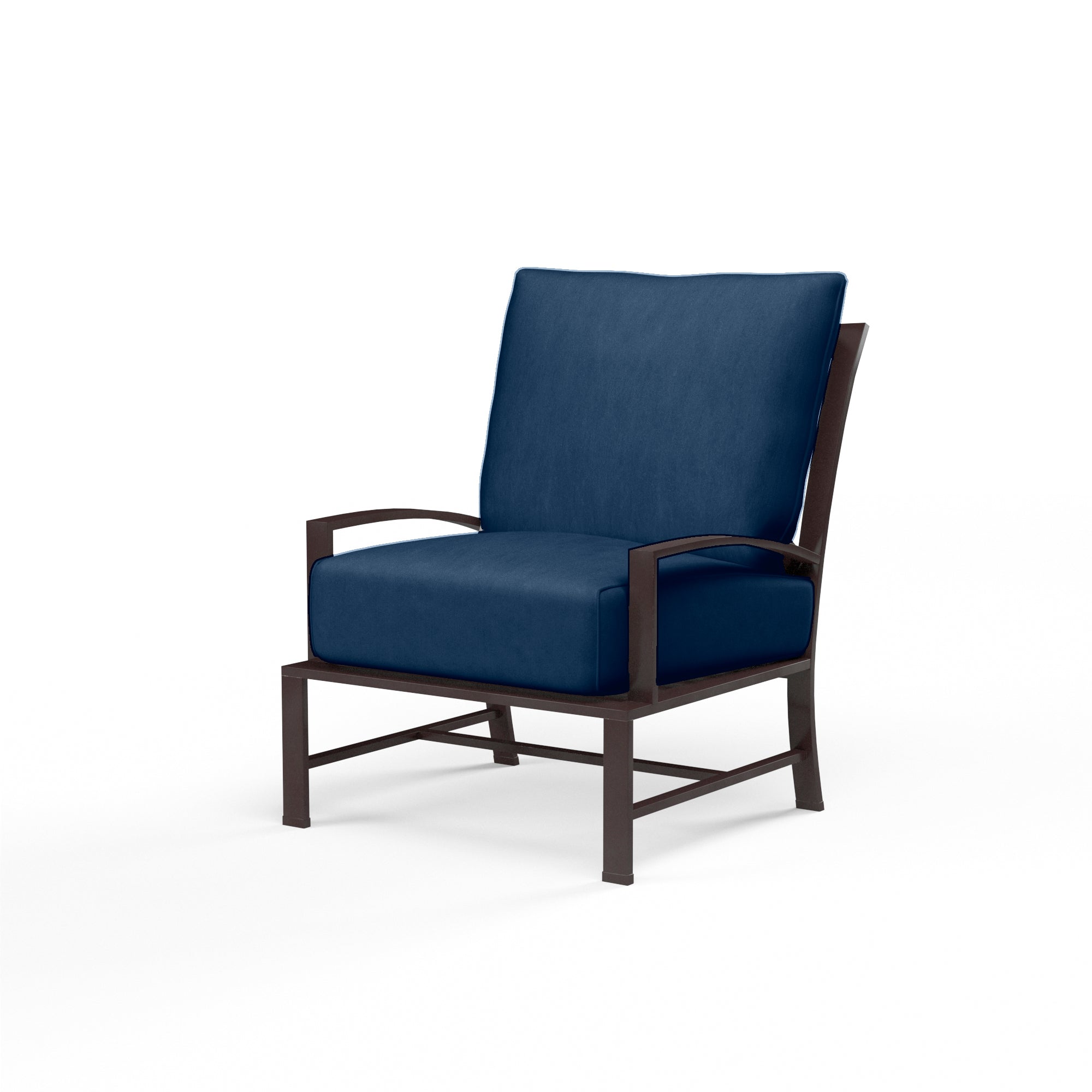 Sunset West La Jolla Aluminum Club Chair with Cushion