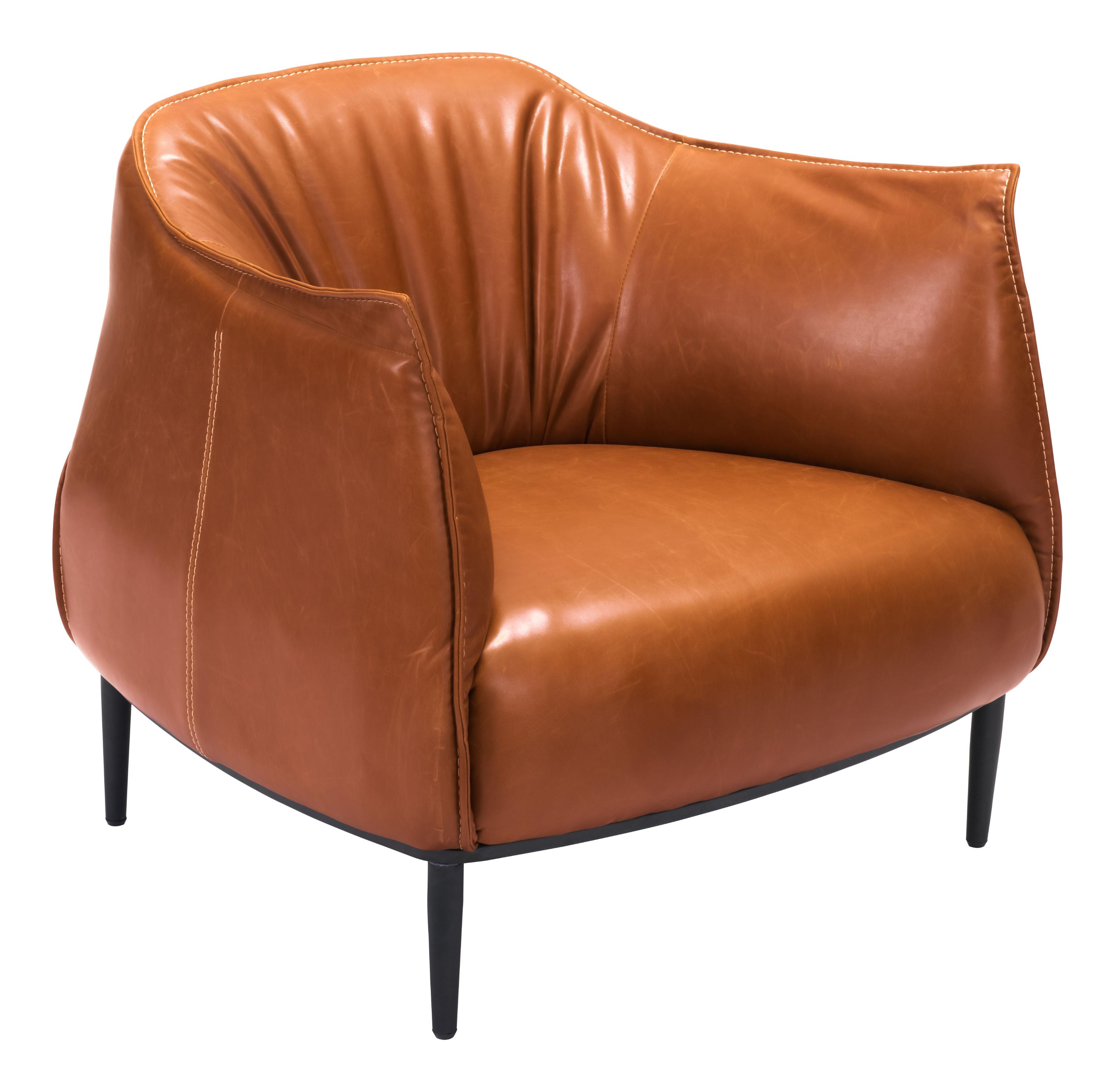 Zuo Modern Julian Accent Chair in Brown