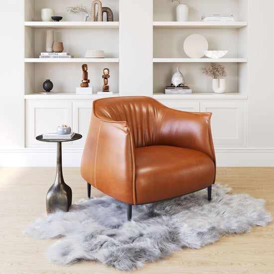 Zuo Modern Julian Accent Chair in Brown