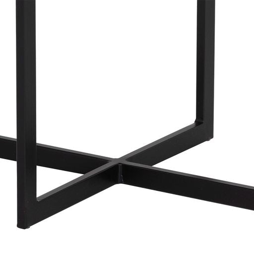 Sunpan Rivas End Table Grey / White Marble