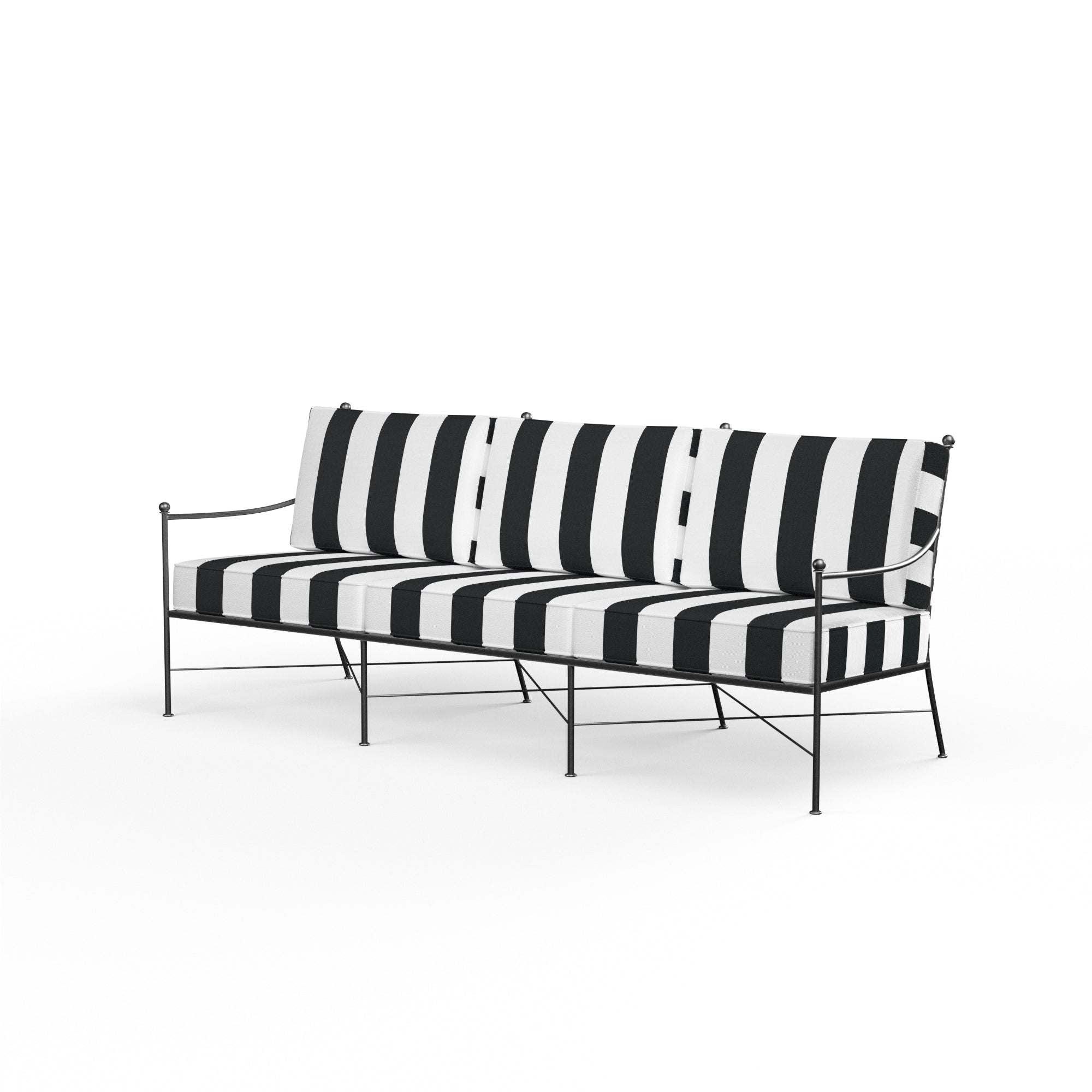 Sunset West Provence Aluminum Sofa with Cushion