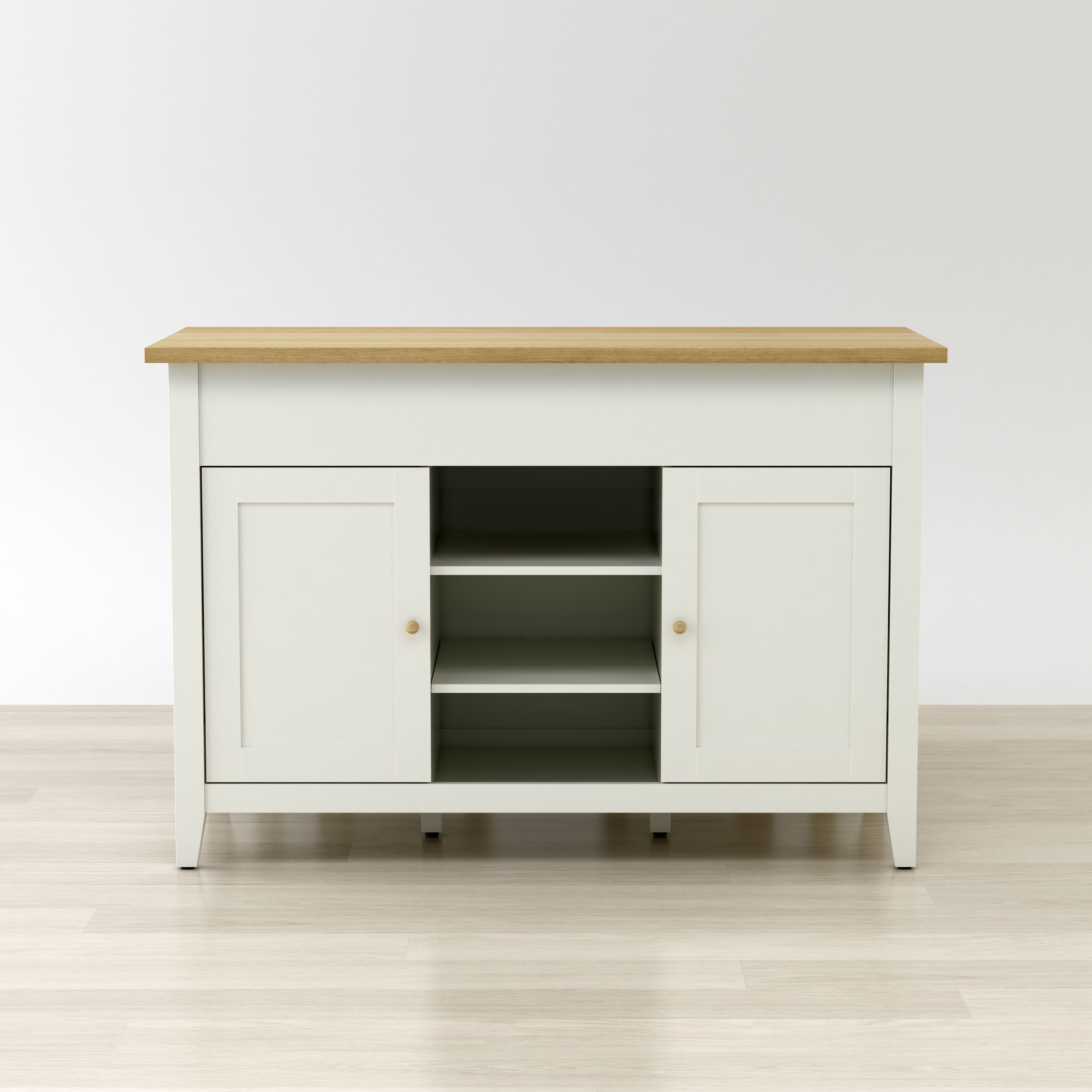 Anderson Teak Delphi 53" Kitchen Island Cabinet