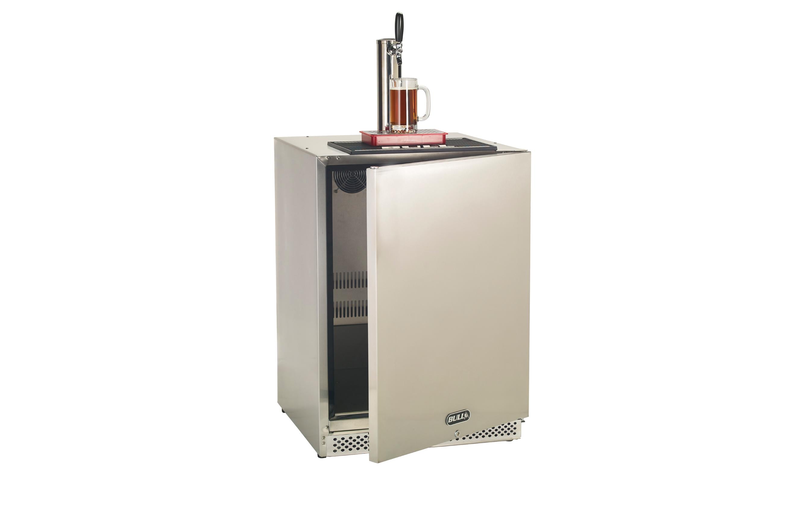 Bull BBQ Kegerator with Single Tap