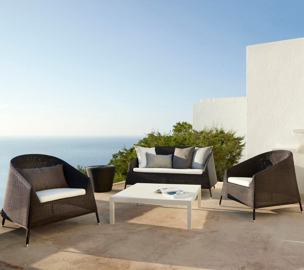 Cane-Line Kingston 2-Seater Sofa - Stackable