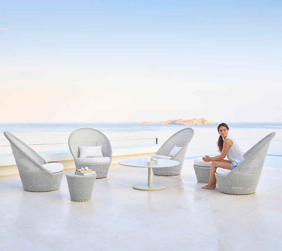 Cane-Line Kingston Sunchair with Wheels