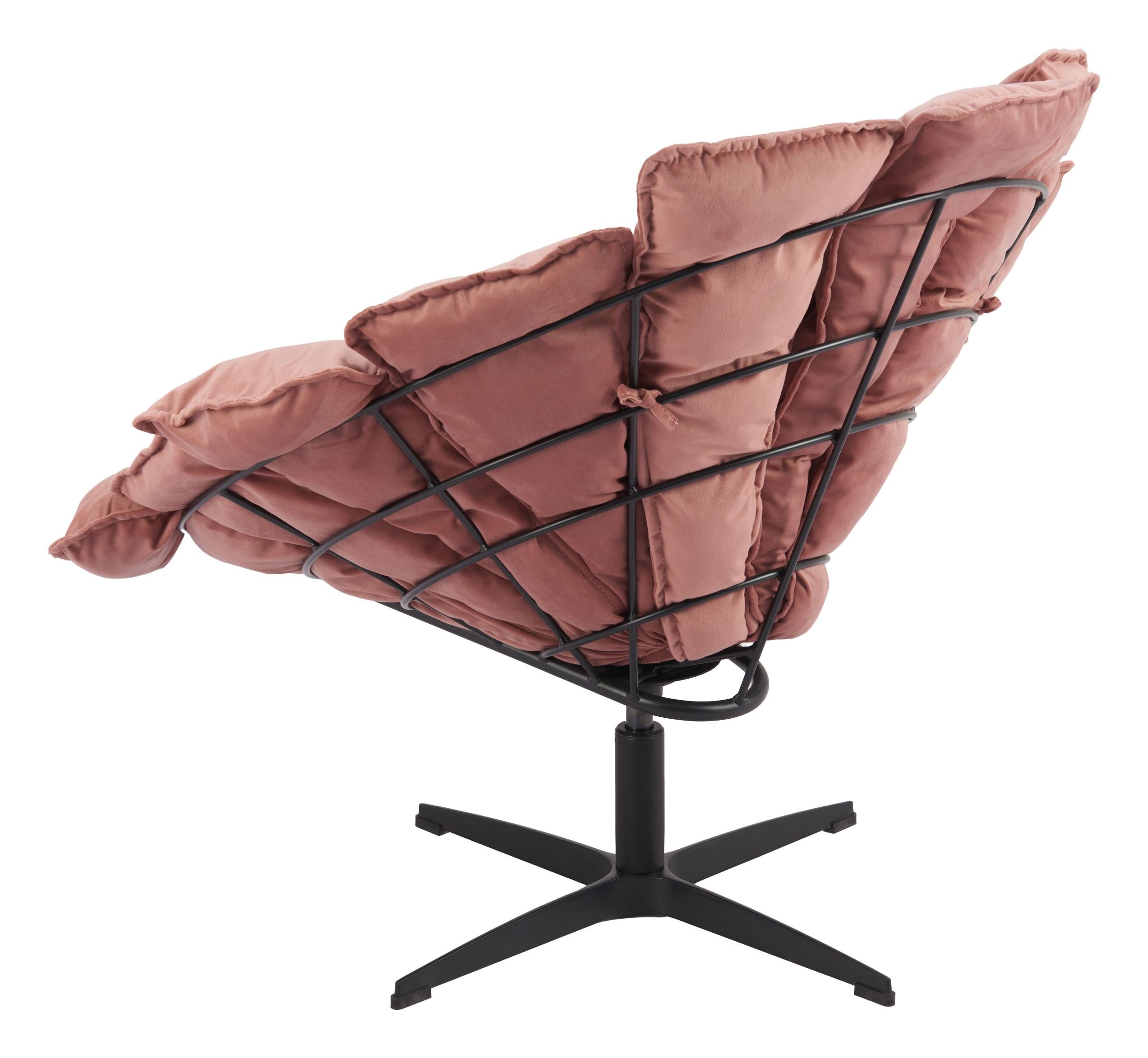 Zuo Modern Kipas Accent Chair in Pink