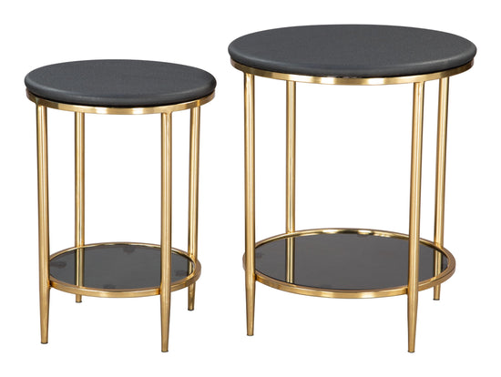Zuo Modern Koper Coffee Table Set Black