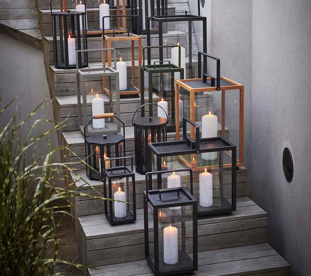 Cane-Line Lightlux Lantern with Teak Handle Large