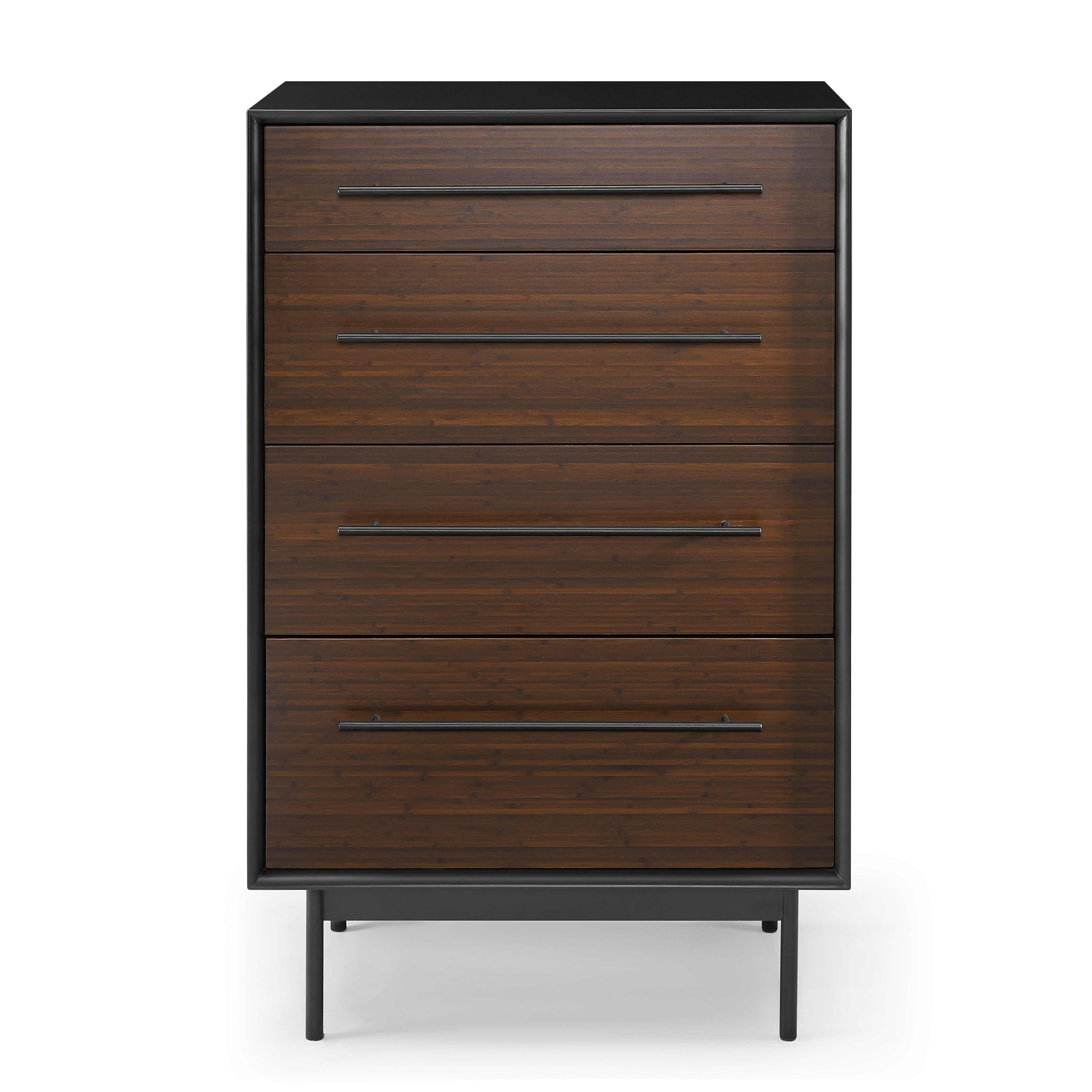 Greenington Park Avenue 4 Drawer High Chest Ruby