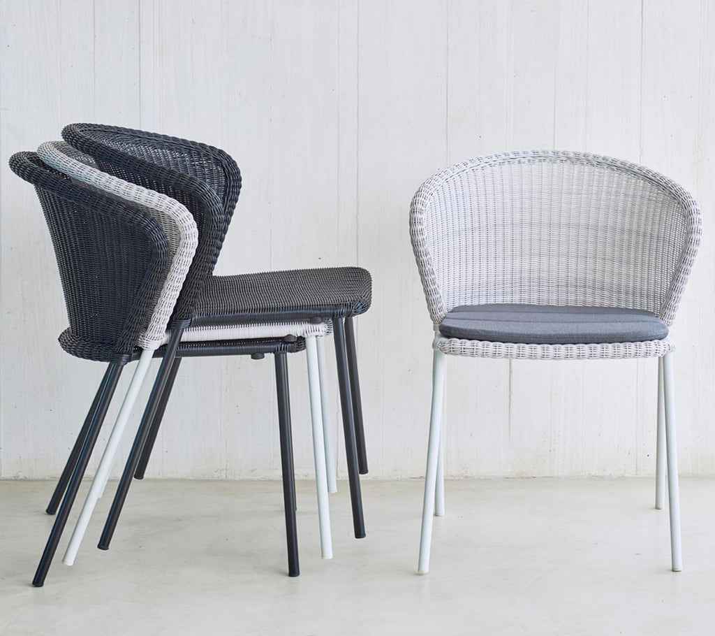 Cane-Line Lean Chair - Stackable