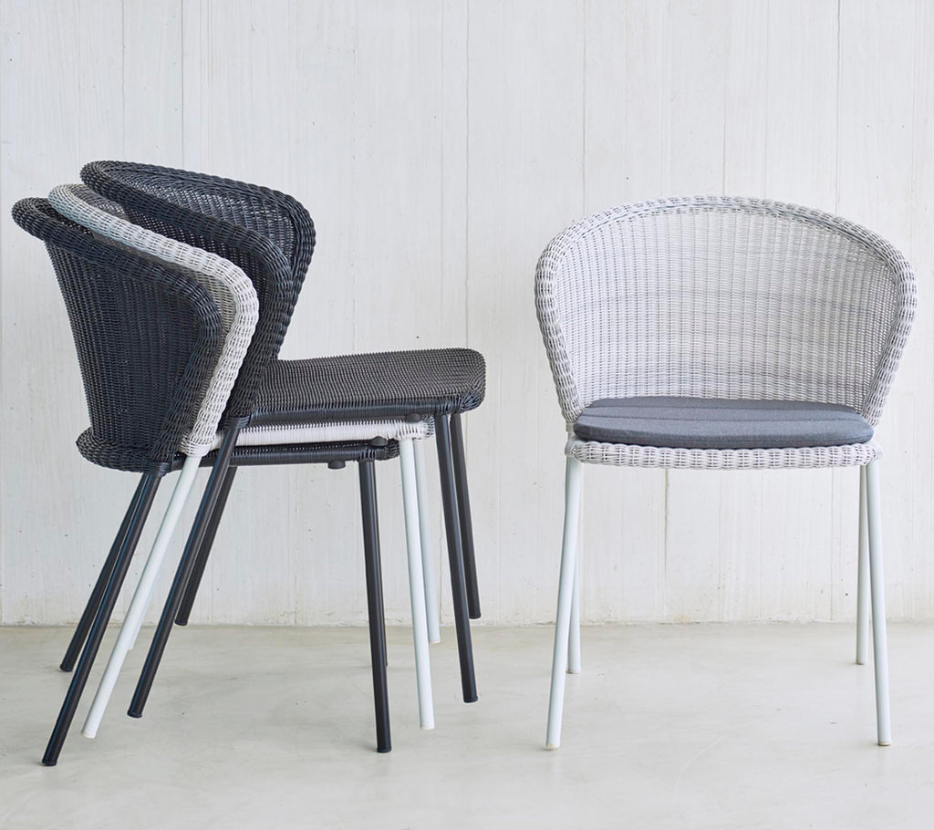Cane-Line Lean Chair - Stackable