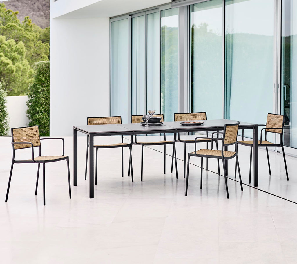 Cane-Line Less Armchair - Stackable with French Weave