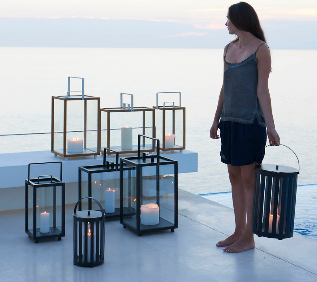 Cane-Line Lighttube Lantern - Large - Sonnet Commercial