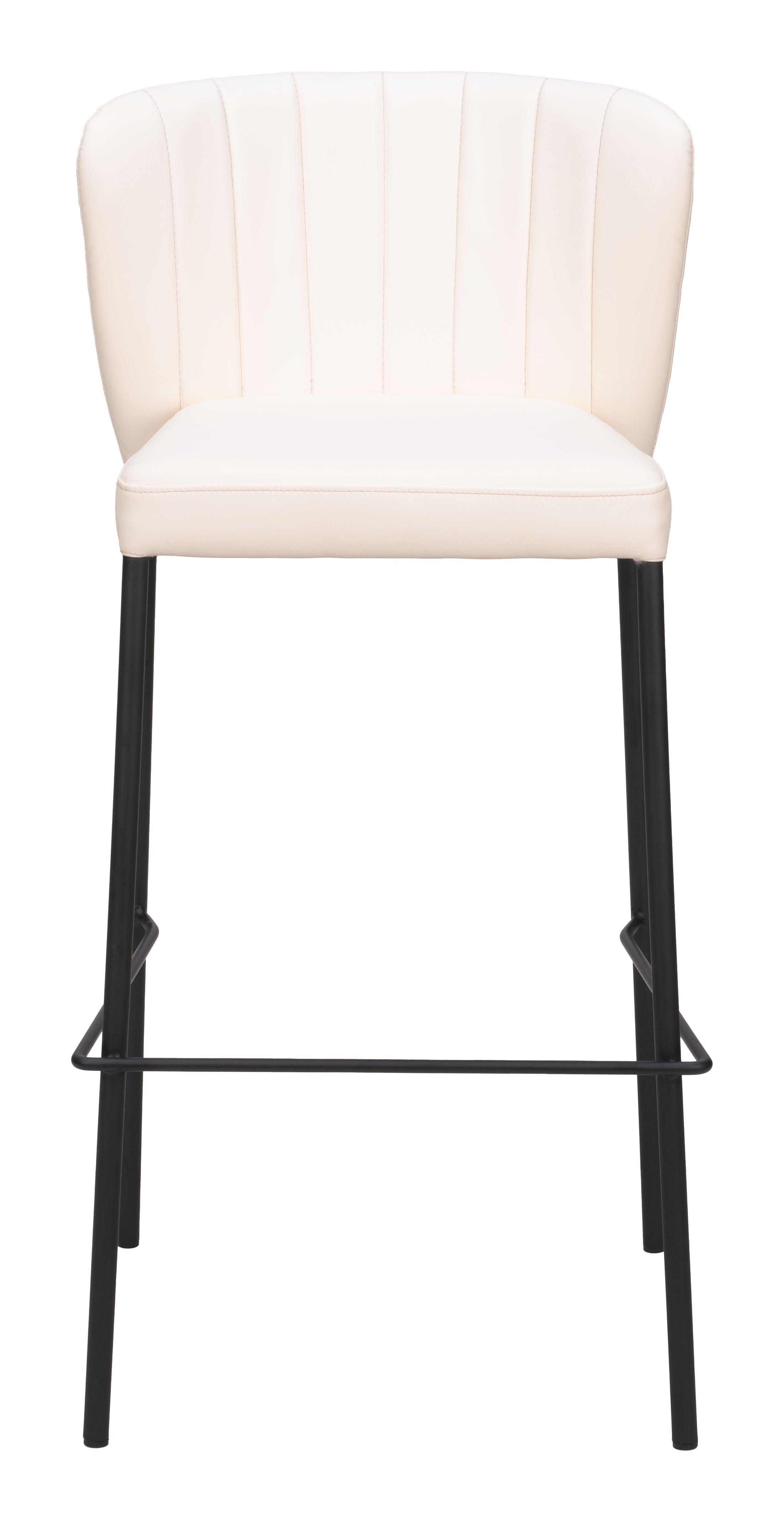 Zuo Modern Linz Barstool in Cream/Gray
