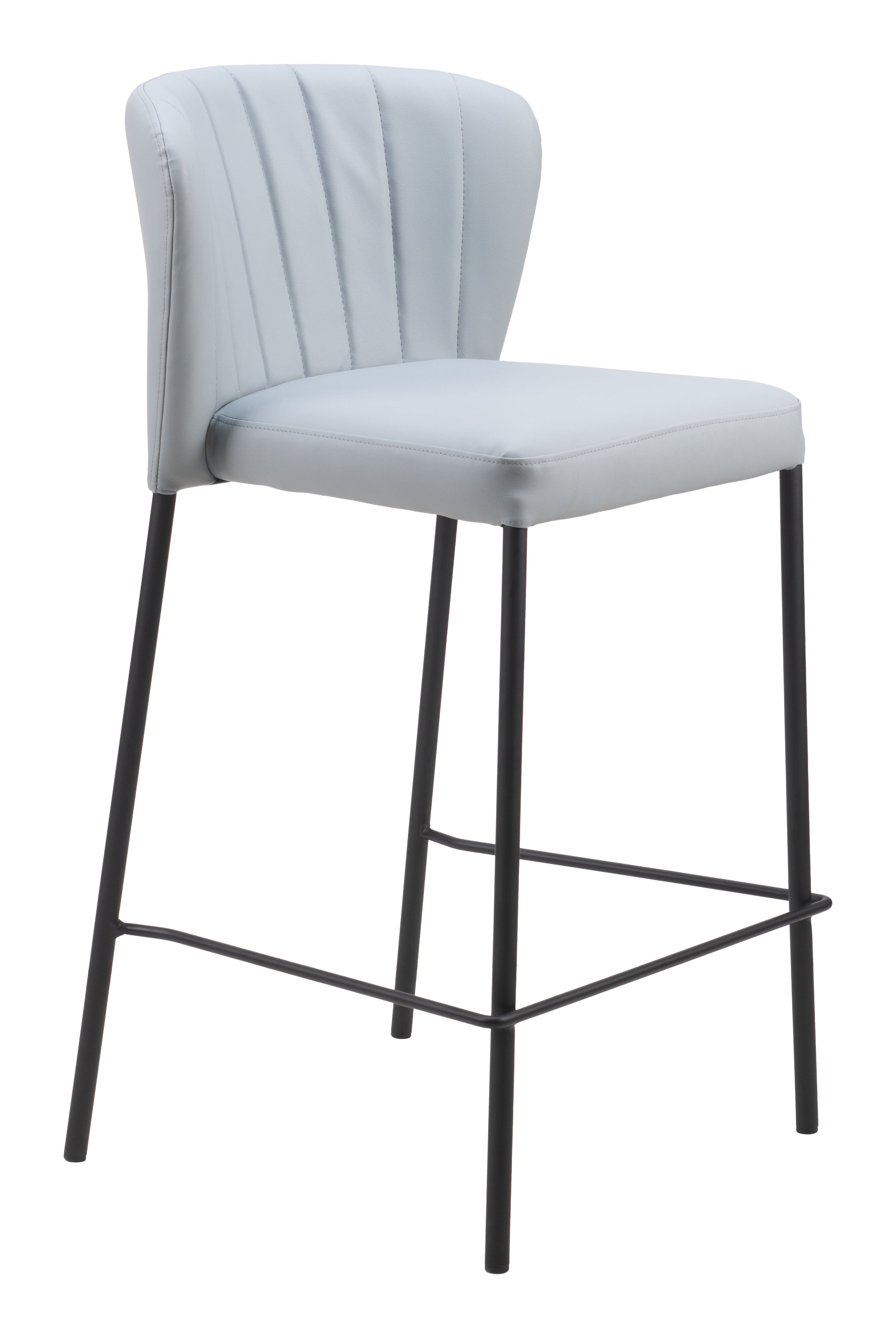 Zuo Modern Linz Counter Stool in Cream/Gray
