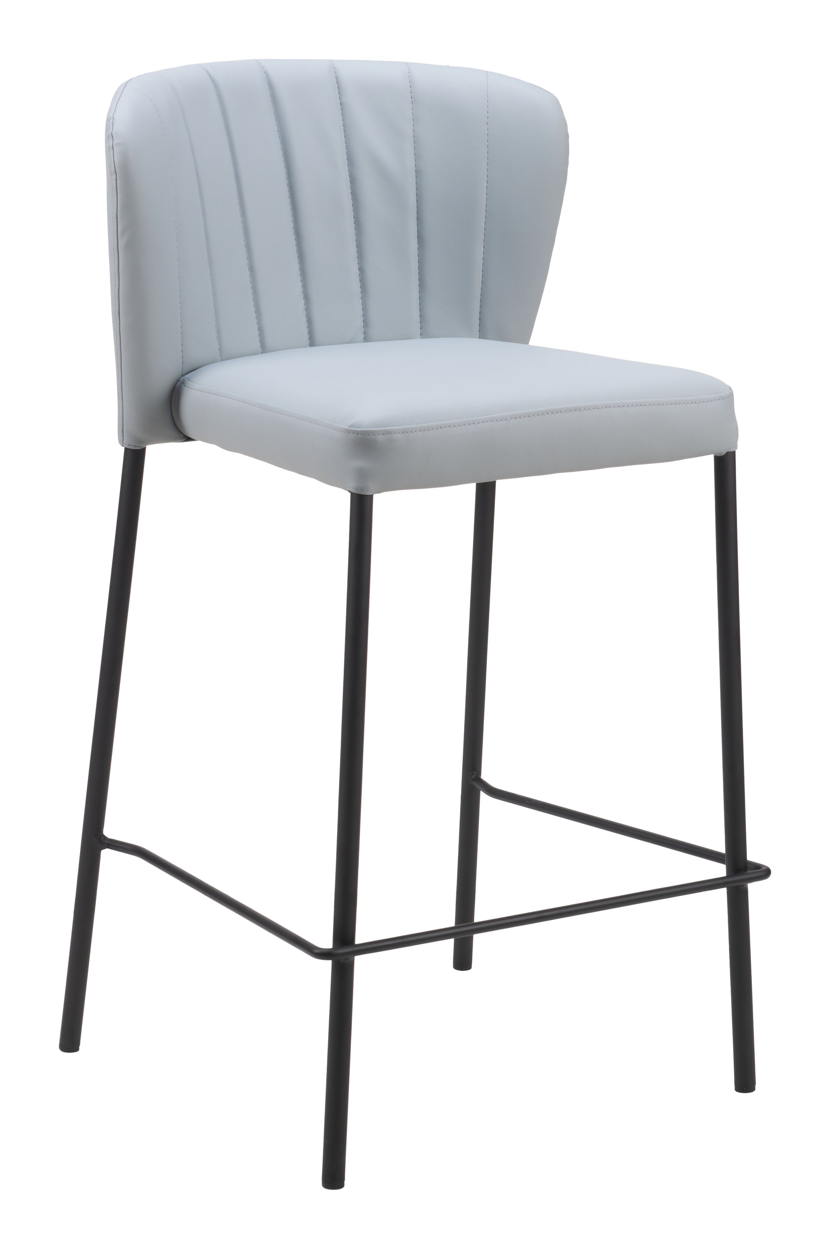 Zuo Modern Linz Counter Stool in Cream/Gray
