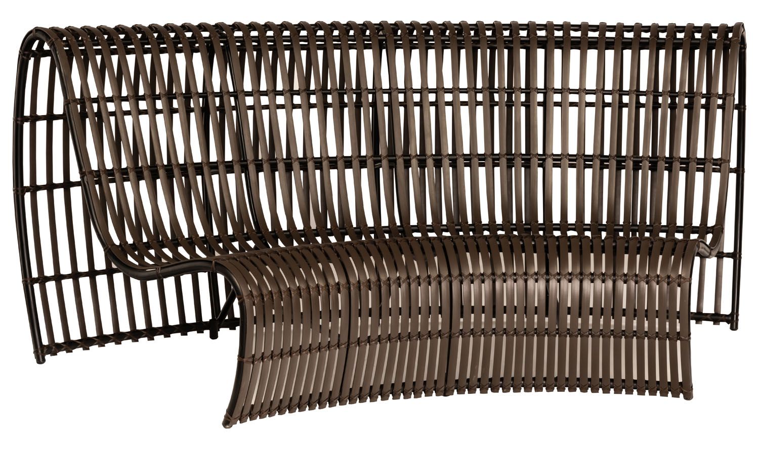 Woodard Loft Curved Sofa
