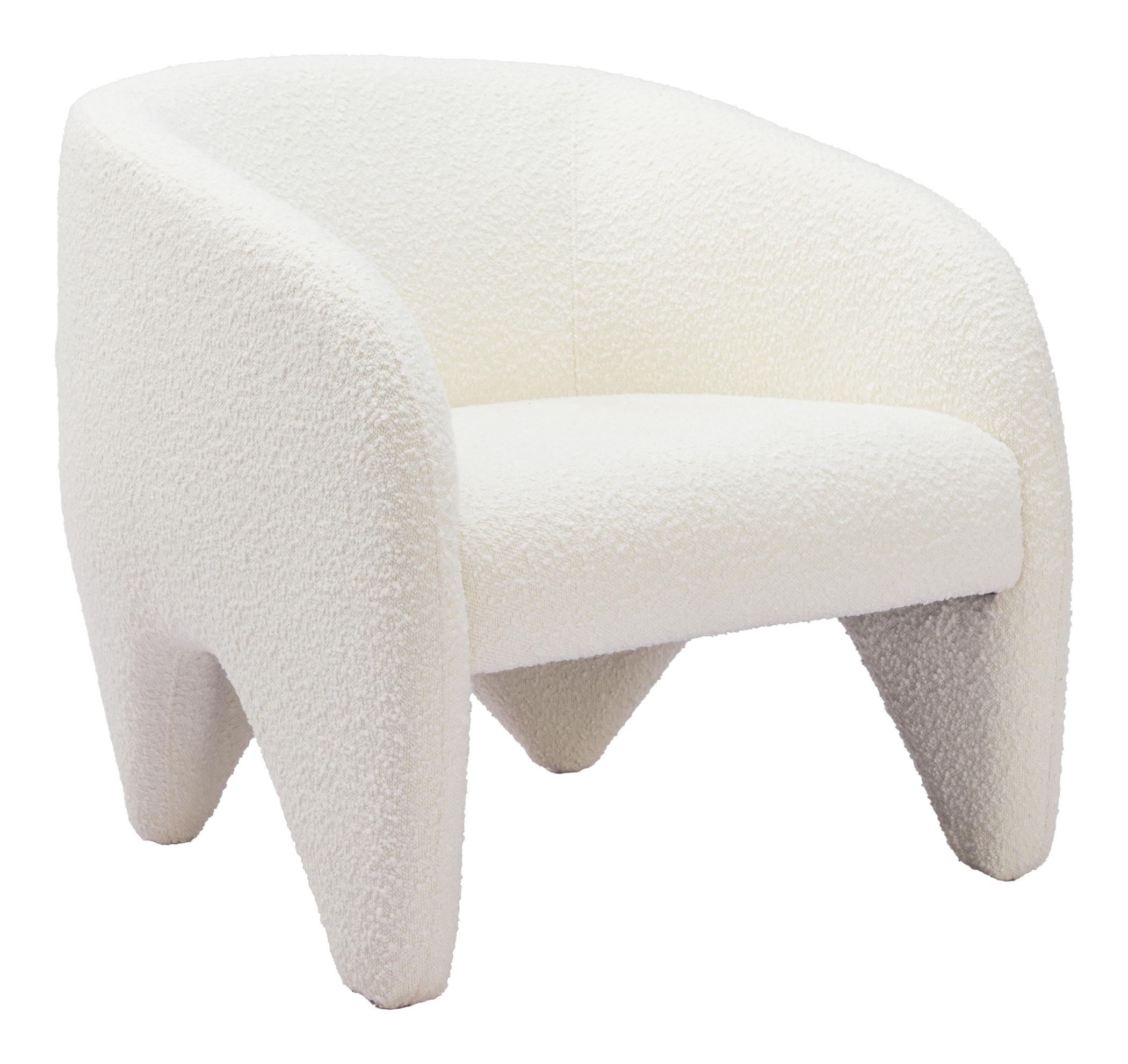 Zuo Modern Lopta Accent Chair in White