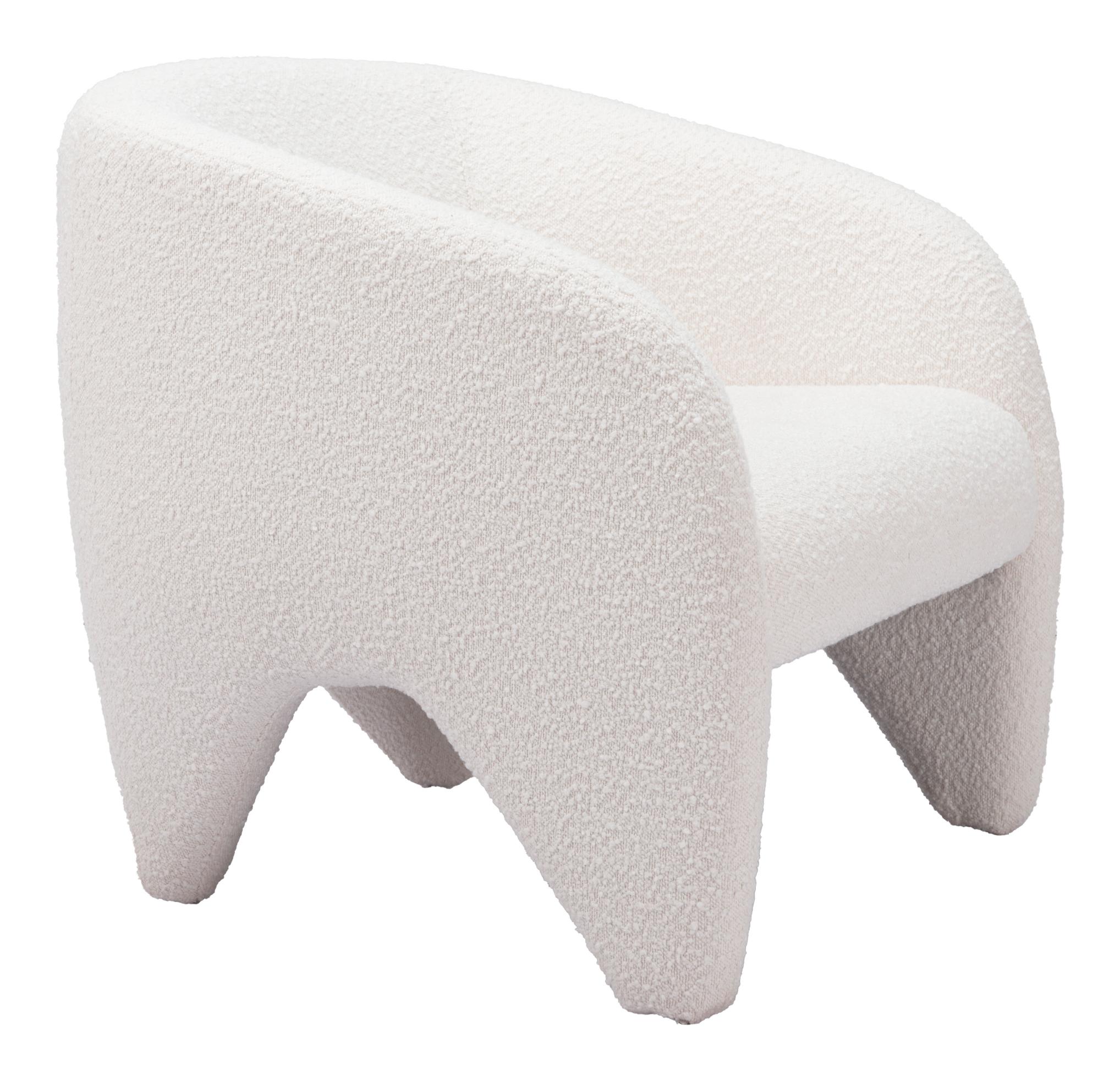 Zuo Modern Lopta Accent Chair in White