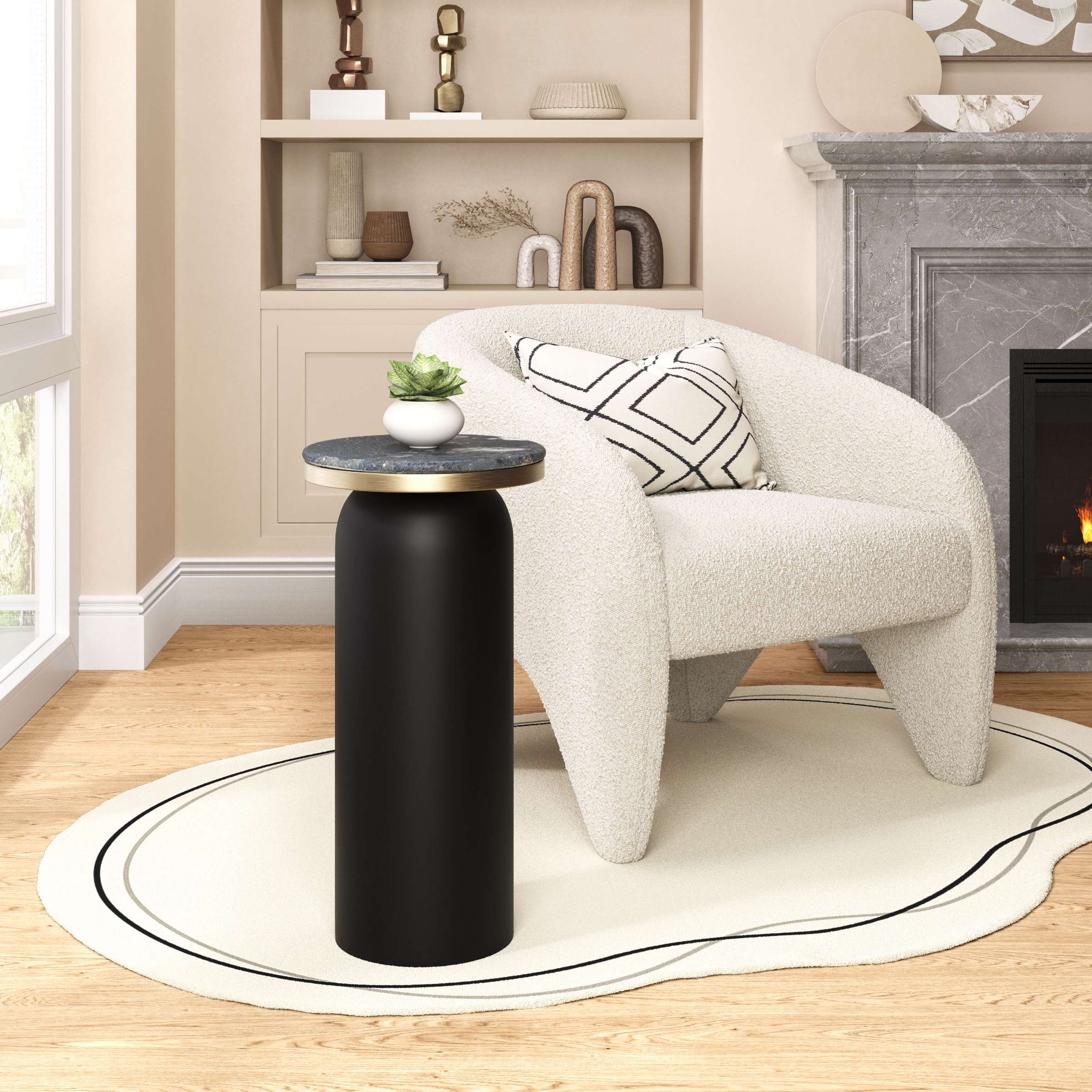 Zuo Modern Luxor Drink Table Multicolor