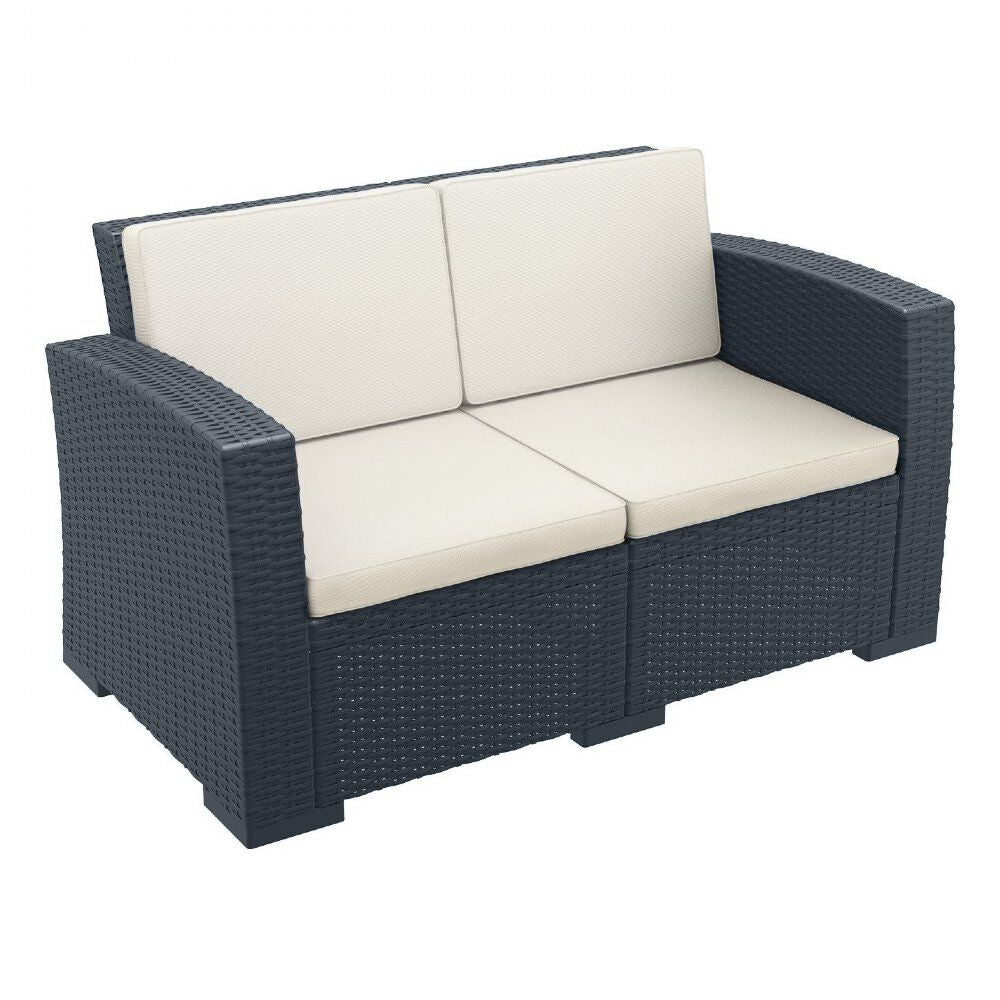 Compamia Monaco Resin Patio Seating 4 piece with Cushion