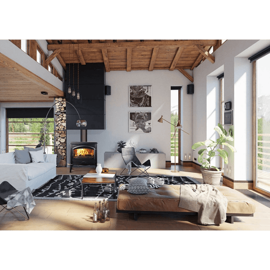 Amantii Lynwood W76 - Cast Iron Wood Burning Stove