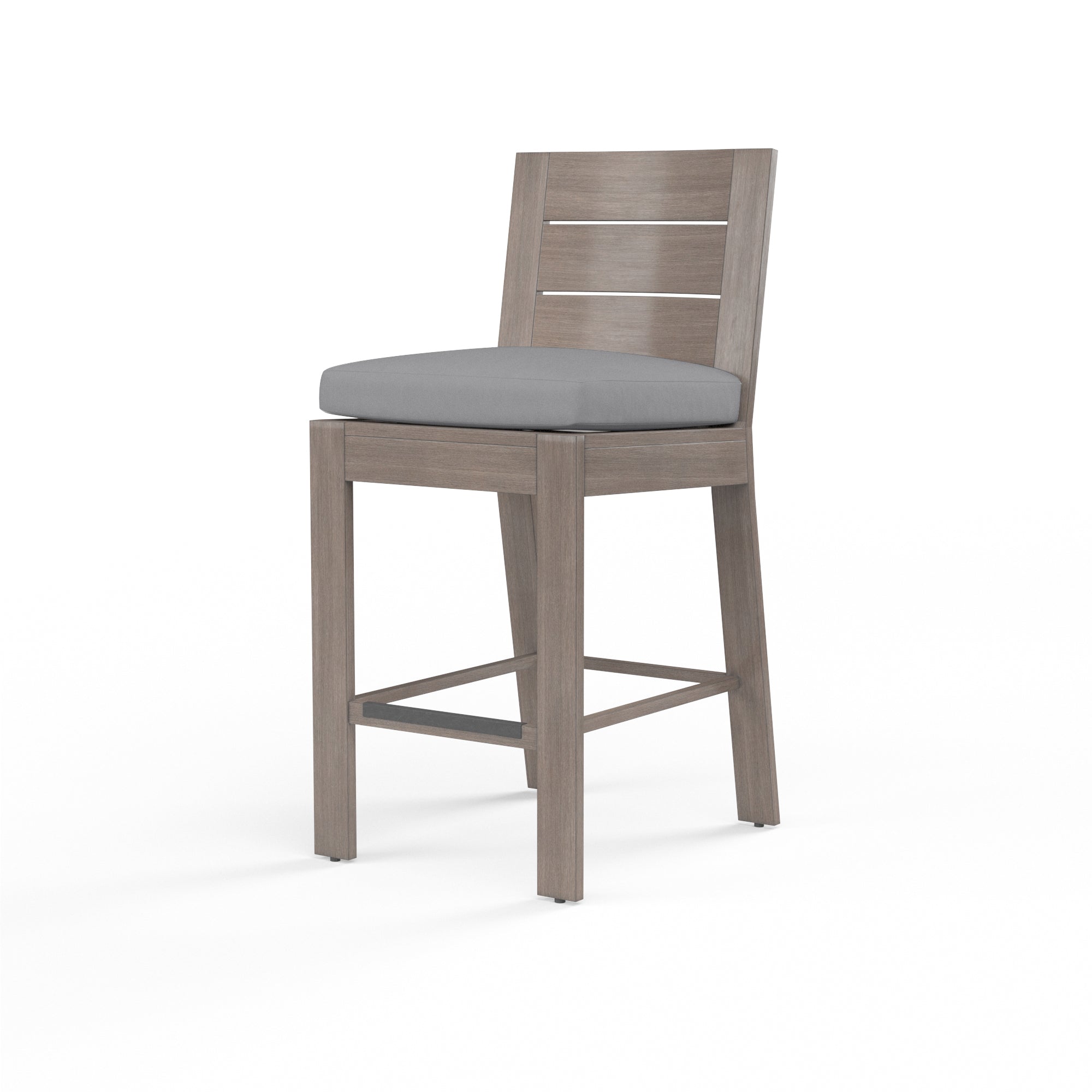 Sunset West Laguna Aluminum Barstool with Cushion