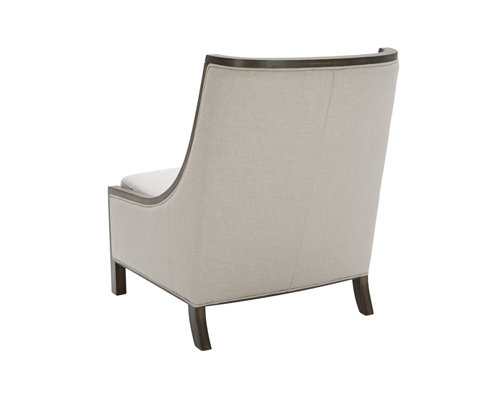 Sunpan Massimo Lounge Chair - Linen/Metropolis Blue/Moss Green/Polo Club Stone/Overcast Grey