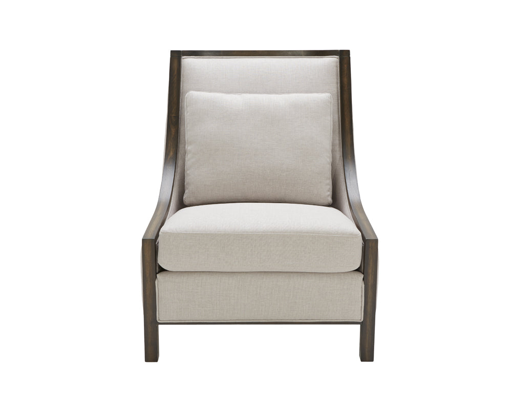 Sunpan Massimo Lounge Chair - Linen/Metropolis Blue/Moss Green/Polo Club Stone/Overcast Grey