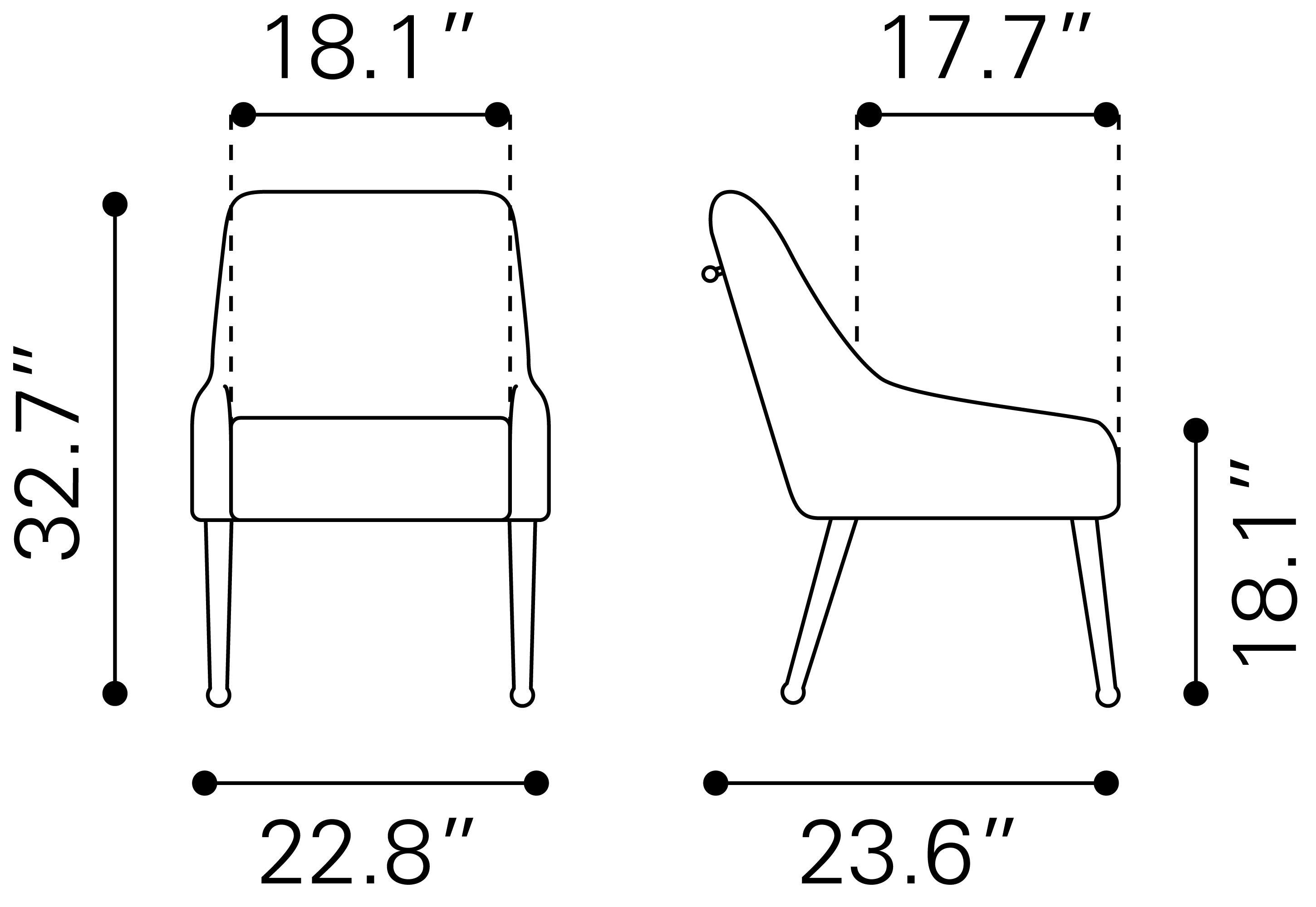 Zuo Modern Maxine Dining Chair