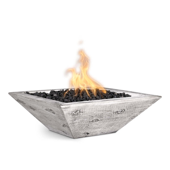 The Outdoor Plus Maya Wood Grain Fire Bowl