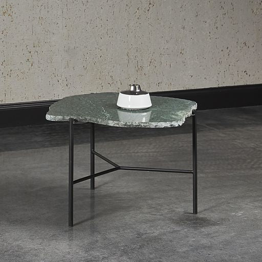 Sunpan Saunders Coffee Table Top Green / White Marble