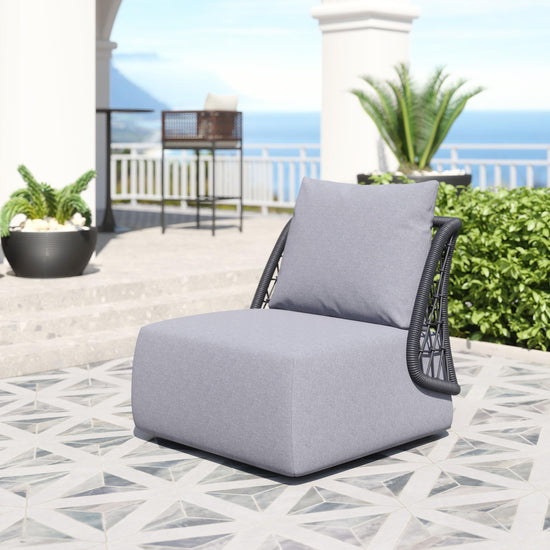 Zuo Modern Mekan Accent Chair in Gray