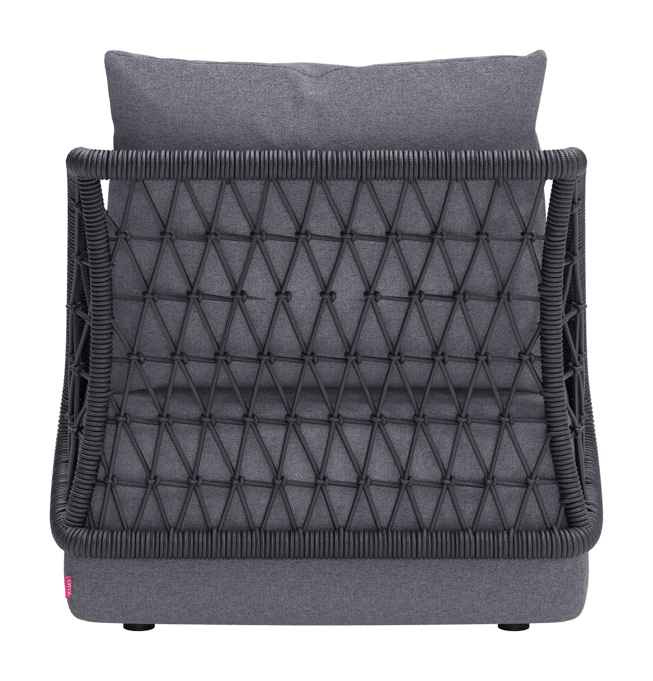 Zuo Modern Mekan Accent Chair in Gray