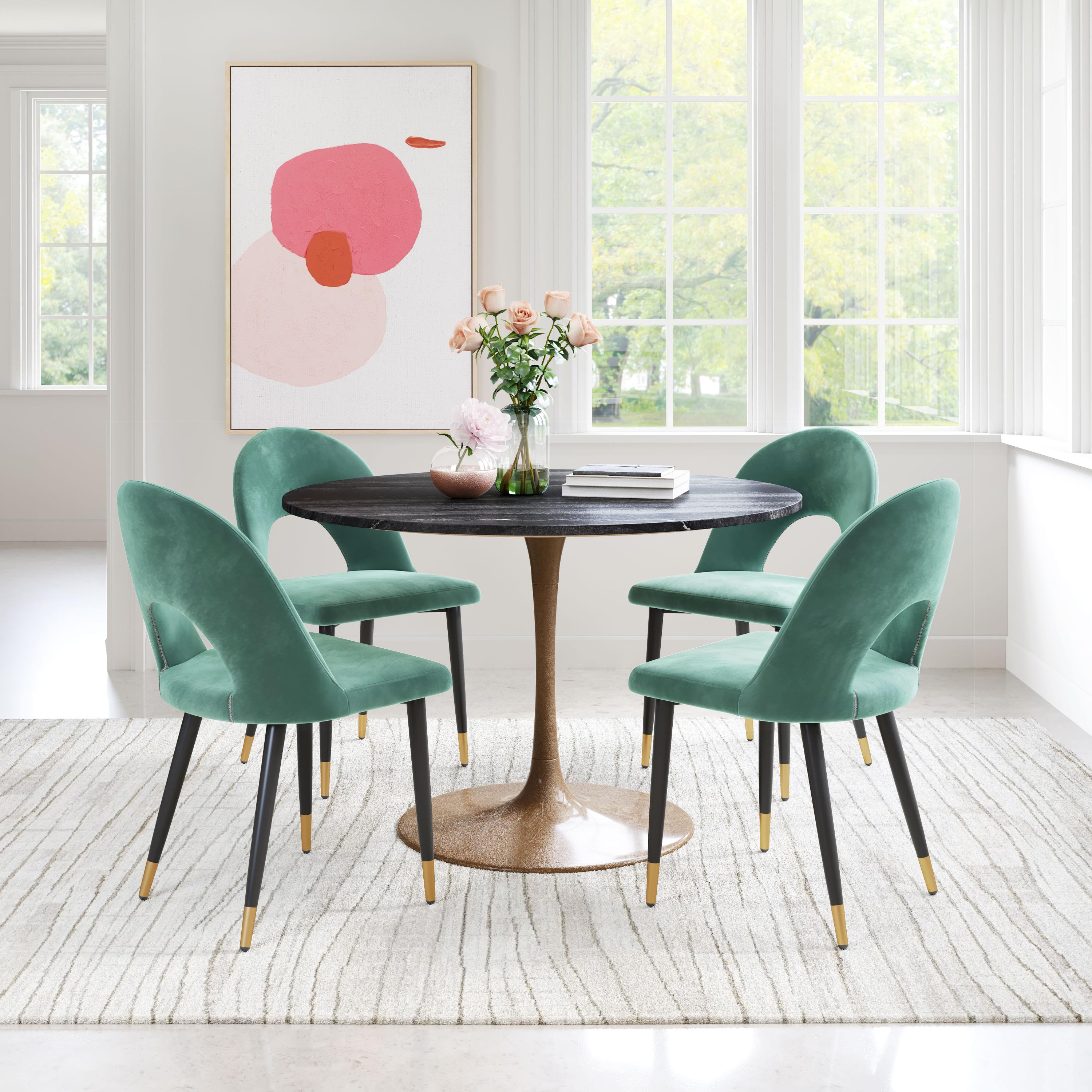 Zuo Modern Menlo Dining Chair in Green