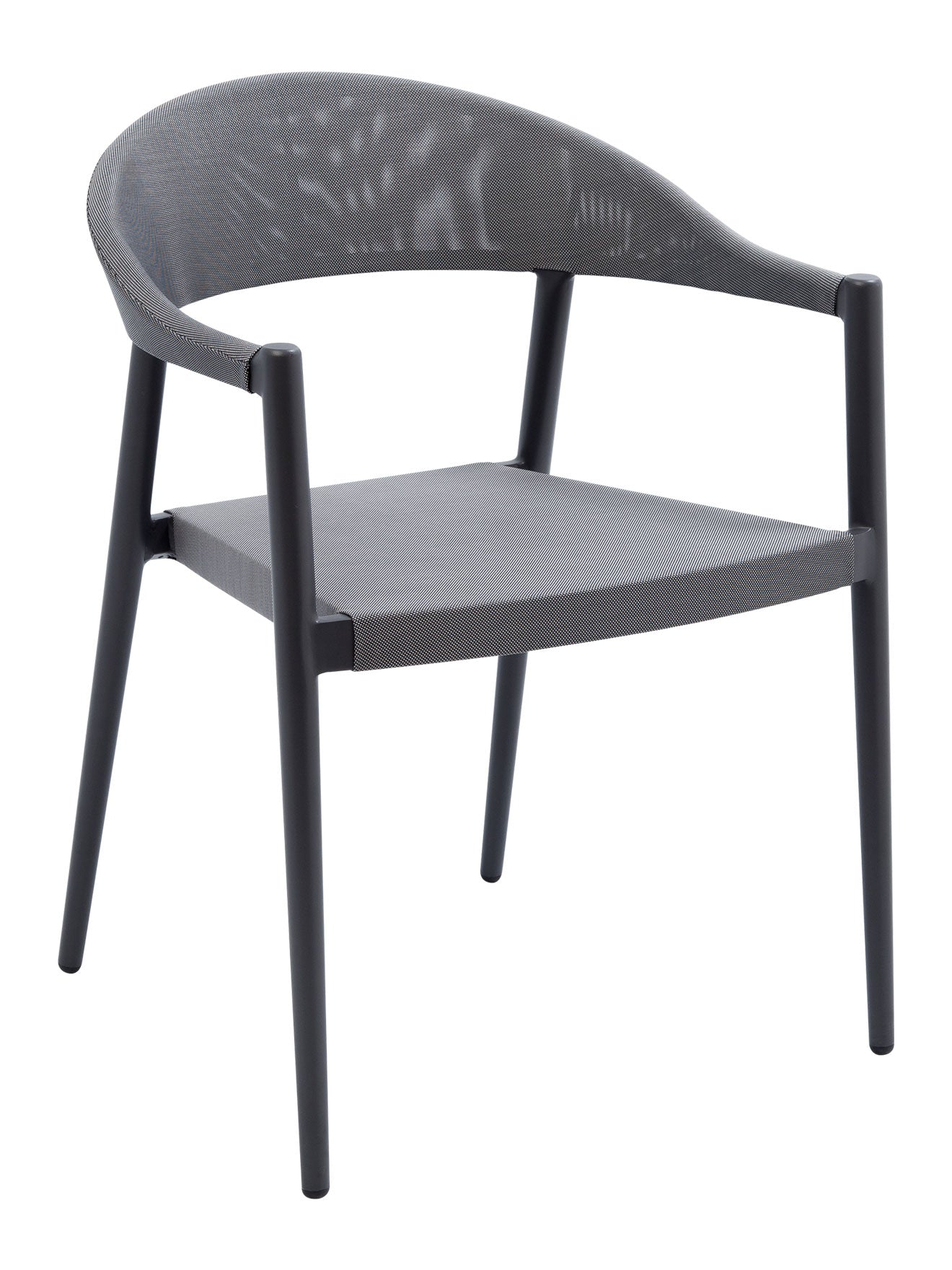 Florida Seating Powder Coated Aluminum Frame Arm Chair with Textilene Seat And Back - TEX-01 A