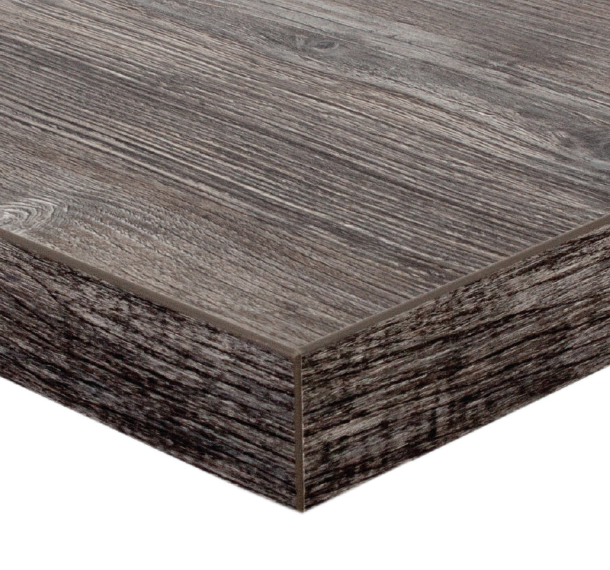BFM Seating Midtown Table Top Laminate with Honeycomb Core In Textured Concrete/Driftwood/Textured Espresso/Safari/Sawmill Oak